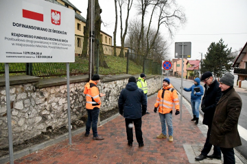 Ulica Podzamcze w Miechowie po przebudowie